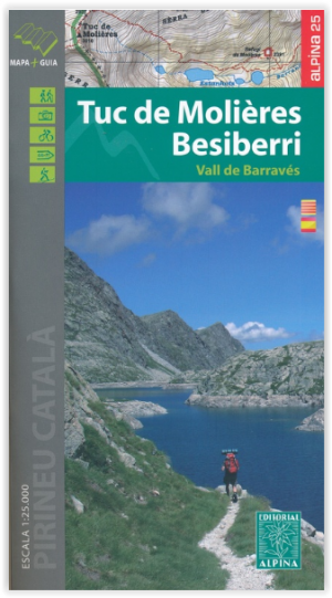 Wandelkaart 19 Tuc de Molières & massif Besiberri - Ed. Alpina