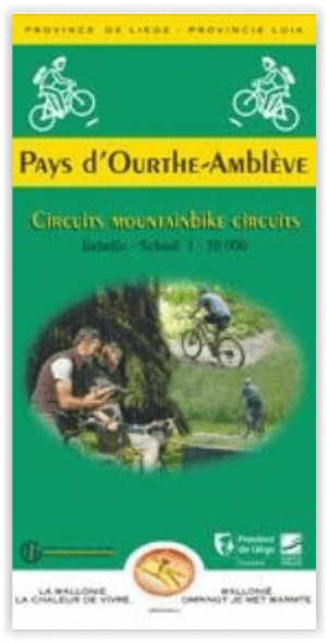 Fietskaart Pays d'Ourthe-Amblève - NGI