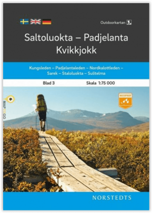Wandelkaart 3 Saltoluokta- Padjelanta & Kvikkjokk - Norstedts