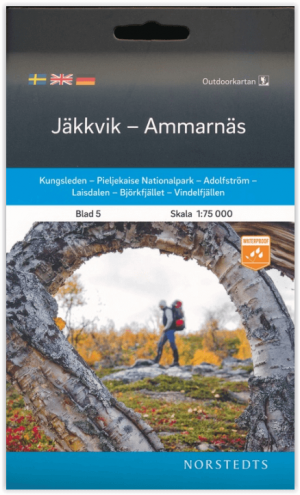 Wandelkaart 5 Jäkkvik & Ammarnäs Zweden - Norstedts