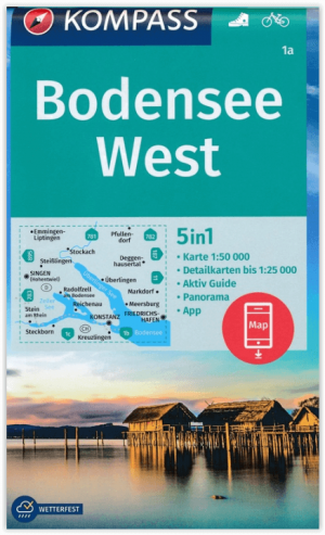 Wandelkaart 1A Bodensee West - Kompass