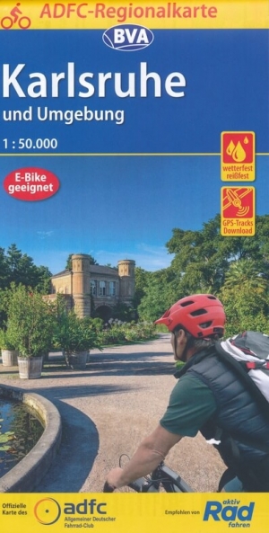 Fietskaart Karlsruhe & omgeving - BVA-Bikemedia