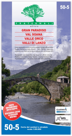 Wandelkaart 50-5 Gran Paradiso & Val Soana - Fraternali Ed