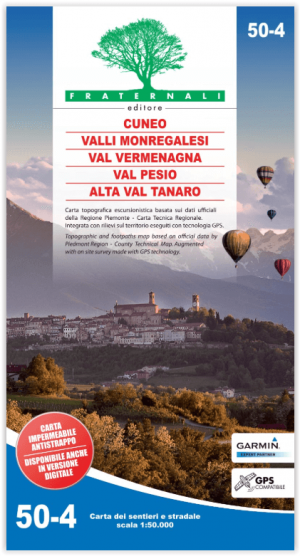 Wandelkaart 50-4 Val Vermenagna & Valle Pesio - Fraternali Ed