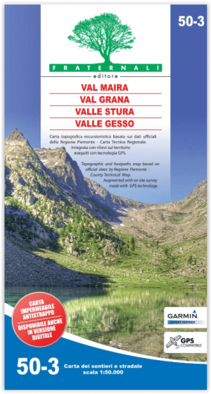 Wandelkaart 50-3 Val Maira & Val Grana - Fraternali Ed