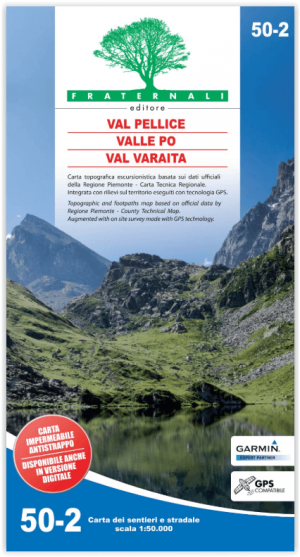 Wandelkaart 50-2 Val Pellice & Valle Po - Fraternali Ed