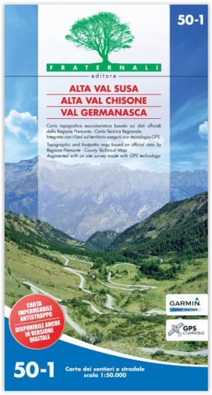 Wandelkaart 50-1 Alta Val Susa & Alta Val Chisone - Fraternali Ed