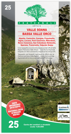 Wandelkaart 25 Valle Orco & Val Soana - Fraternali Ed
