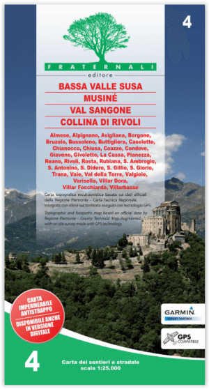 Wandelkaart 4 Bassa Valle Susa– Musinè & Val Sangone