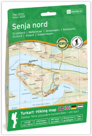 Wandelkaart 3029 Senja Noord - Nordeca AS