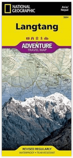 Wandelkaart 3004 Langtang Nationa Park Nepal - Nat Geo