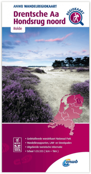 Wandelregiokaart 019 - Drentsche Aa - Hondsrug Noord - Anwb