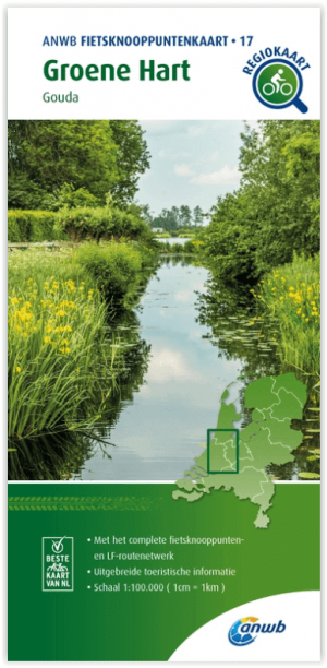 Fietsknooppuntenkaart 017 NL Groene Hart - Anwb
