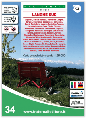 Wandelkaart 34 Langhe Sud - Fraternali Ed