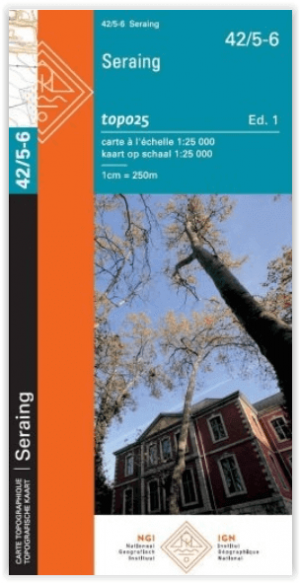 TOPO Wandelkaart 42/5-6 Seraing - NGI
