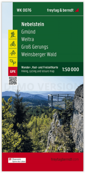 Wandelkaart Nebelstein Oostenrijk - F&B