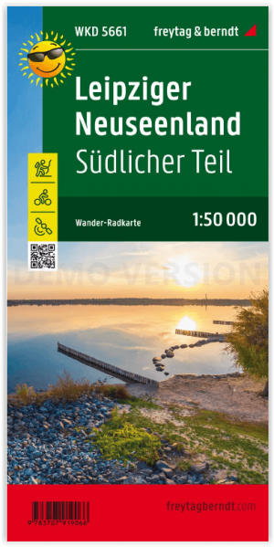 Wandelkaart Leipziger Neuseenland- Südlicher Teil - F&B