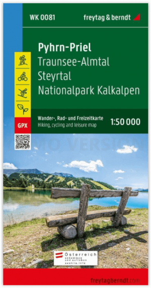 Wandelkaart Grünau- Almtal- Steyrtal & NP Kalkalpen