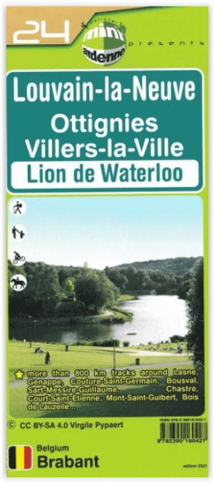 Wandelkaart 24 Louvain-la-Neuve - Mini Ardenne