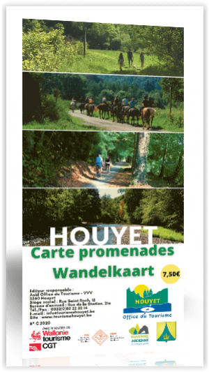 Wandelkaart Houyet - NGI