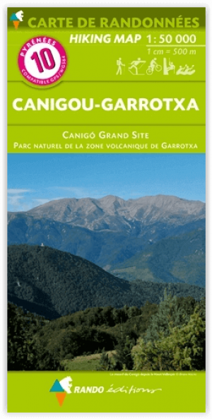 Wandelkaart 10 Canigou - Garrotxa - Rando