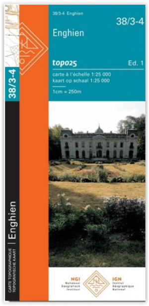 TOPO Wandelkaart 38/3-4 Edingen Henegouwen - NGI
