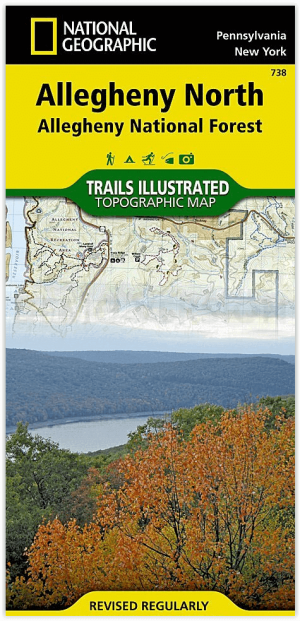 Wandelkaart 738 Allegheny National Forest North - Nat Geo