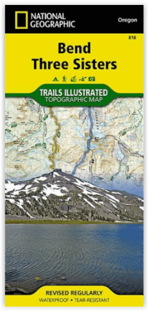 Wandelkaart 818 Bend & Three Sisters Oregon USA - Nat Geo