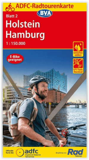 Fietskaart 02 Radtourenkarte Holstein & Hamburg - BVA-Bikemedia