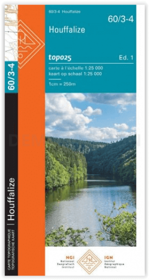 TOPO Wandelkaart 60/3-4 Houffalize - NGI