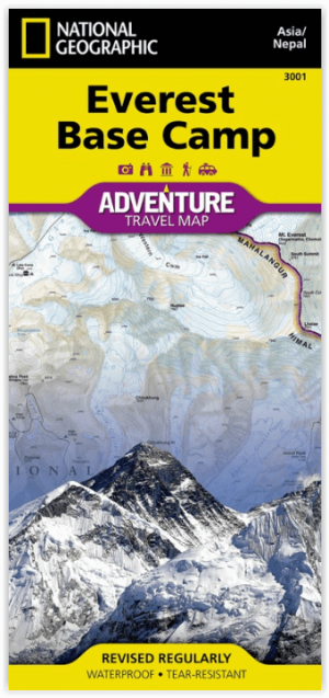 Wandelkaart 3001 Everest Base Camp - Nat Geo