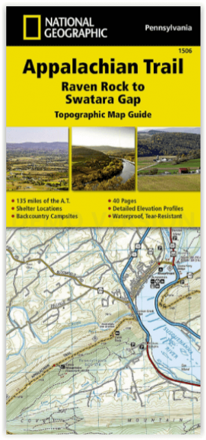 Wandelkaart 1506 Appalachian Trail - DEEL 6 - Natgeo