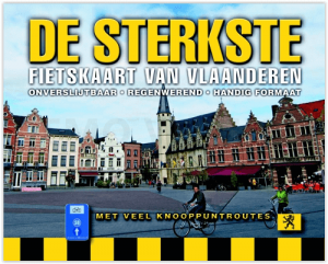 Sterkste fietskaart Vlaanderen met knooppuntroutes en LF - B&S