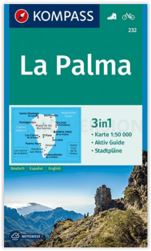 Wandelkaart 232 La Palma - Kompass