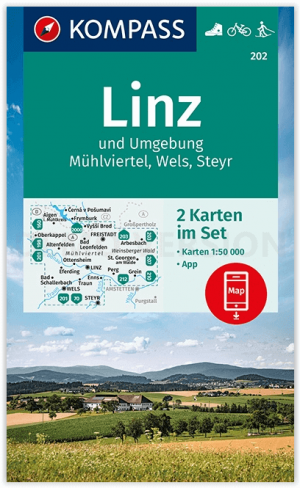Wandelkaart 202 Linz & Umgebung - Kompass