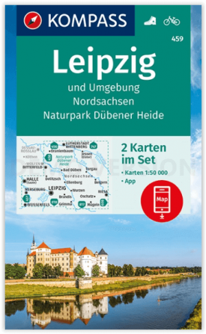 Wandelkaart 459 Leipzig & Umgebung - Kompass