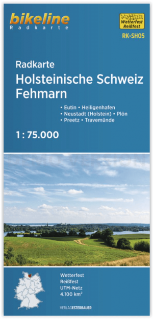 Fietstourkaart Holsteinische Schweiz & Fehmarn - Estenbauer