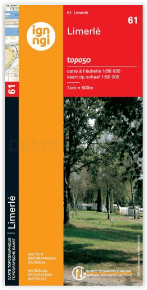 TOPO Wandelkaart 61 Limerlé - NGI