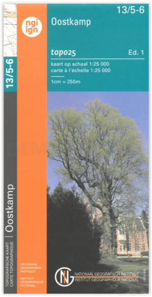TOPO Wandelkaart 13/5-6 Oostkamp - NGI