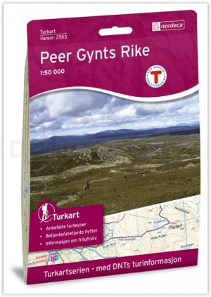 Wandelkaart 2563 Turkart Peer Gynts Rike - Nordeca AS