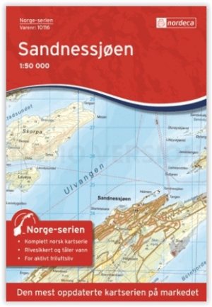 Wandelkaart 10116 Sandnessjoen - Nordeca AS