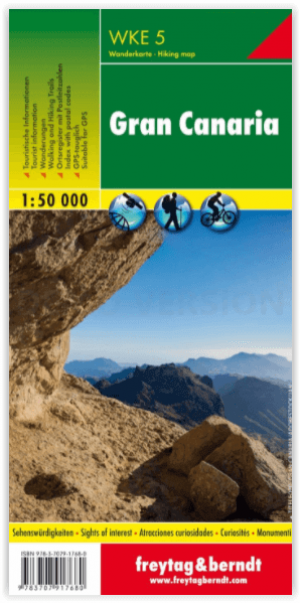 Wandelkaart Gran Canaria - Freytag & Berndt