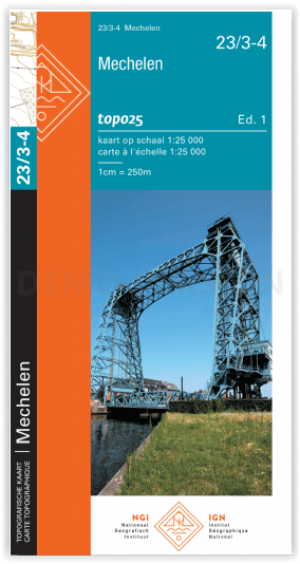 TOPO Wandelkaart 23/3-4 Mechelen - NGI