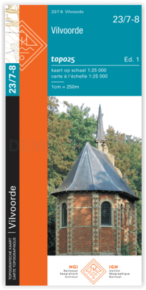 TOPO Wandelkaart 23/7-8 Vilvoorde - NGI