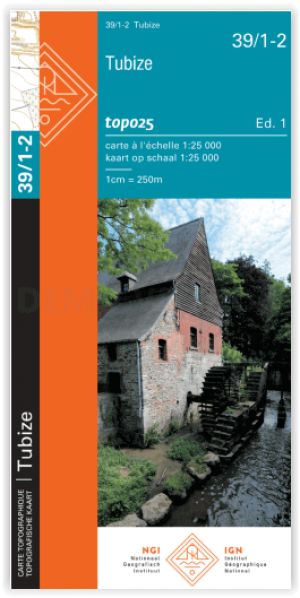 TOPO Wandelkaart 39/1-2 Tubize - NGI