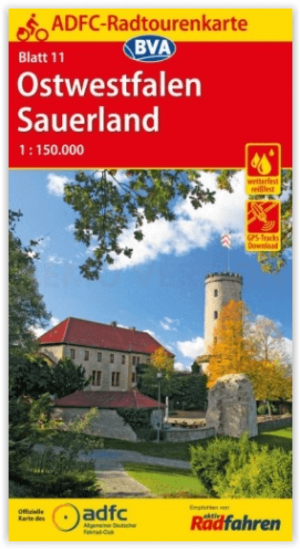 Fietskaart 11 Ostwestfalen - Sauerland - ADFC
