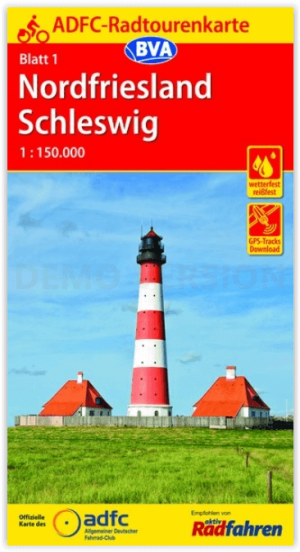 Fietskaart 01 Nordfriesland - Schleswig - ADFC
