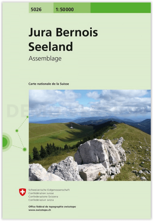 Wandelkaart 5026 Jura-bernois - Seeland - Swisstopo