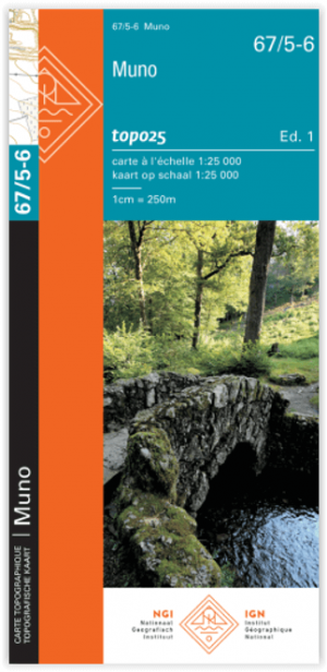 TOPO Wandelkaart 67/5-6 Muno - NGI
