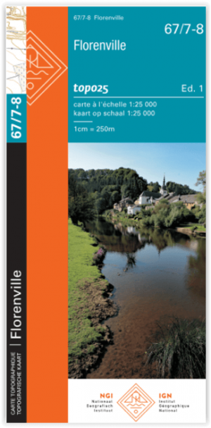 TOPO Wandelkaart 67/7-8 Florenville - NGI